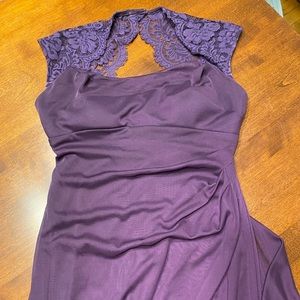 Xscape Petite Purple Gown